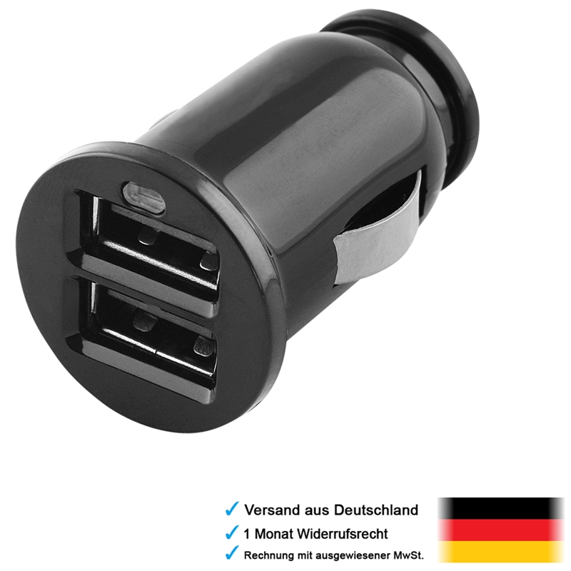 Kfz Zigarettenanzünder Stecker Ladeadapter Schnellladeadapter 2x Usb Buchse Ebay 2987